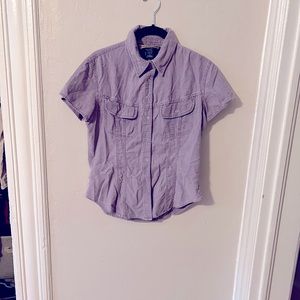 Vintage corduroy shirt in lavender size small